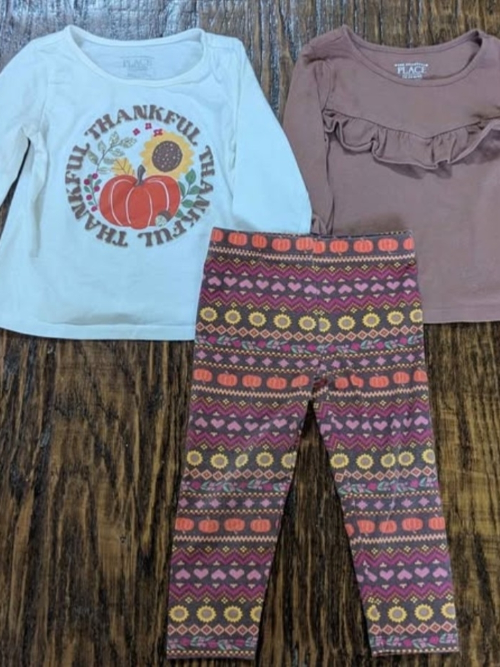 Children's place 18/24 month fall 3 piece outfit set